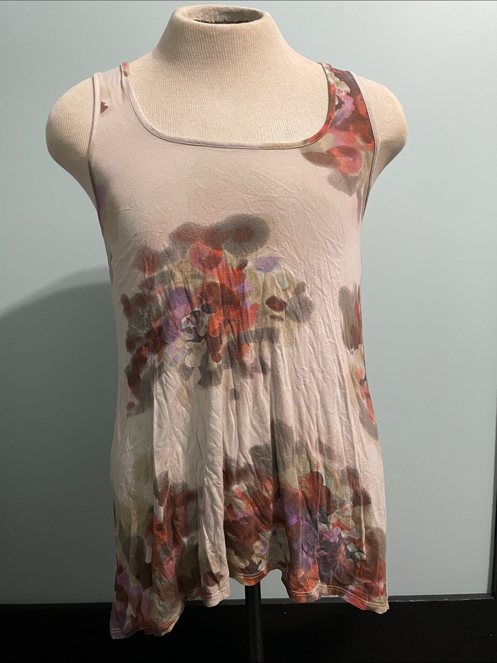 Weston Wear Small Tank Top Blouse Floral Flowy